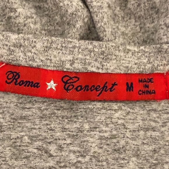 Roma concept long sleeve crop top size M - Picture 5 of 7